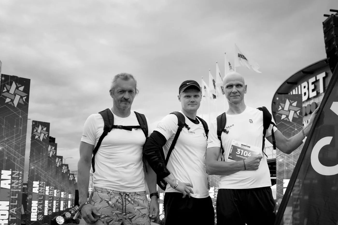 Team Carnosport at the IRONMAN Tallinn finish area